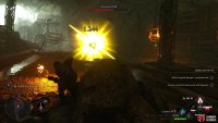 make use of the explosive barrels against the Troll