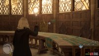 Head into the Professor’s seats at the end of the Hall to get the moth.