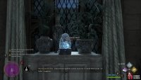 at the end of which you’ll find a Demiguise Statue.