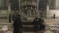 You’ll find the page just in front of the fountain after casting Revelio.