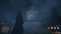 You need to use the Alohomora spell to open the door to the cave.