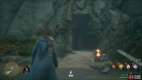 The entrance is unguarded, but there are plenty of enemies nearby.