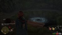 You need to dive into this whirlpool to find the treasure chest on the other side.