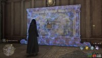 Cast Revelio next to the map to reveal the page.