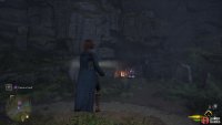 You need to defeat some undead enemies at the entrance, then blast through the wooden barricade to enter the cave.