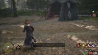 You’ll find the chest inside this tent in the camp.