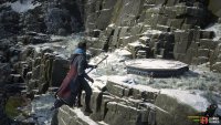 on top of a cliff.