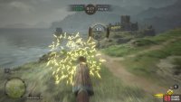 You can fly through the bubbles to give yourself a bit of a speed boost