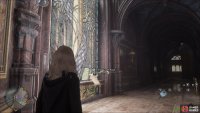 On the floor below the Dark Arts Class is a serpentine window you must visit. 