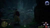 The path to Absconder’s Cave lies behind a maze full of Spiders and webs. It’s quite easy to navigate however thanks to fire Spells.
