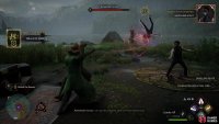 Use basic attacks and nearby rocks/boulders to make quick work of the Dark Wizards.