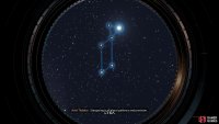 The holes in the constellation template need to match up with the stars. Match the biggest circle with the biggest star for an easy start.