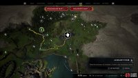 Best to fast travel to the Jackdaw’s Tomb Floo Flame and head west to Oake’s Campsite. 