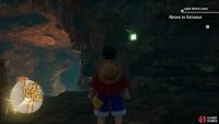 Follow the route back to the start of the cave, and Usopp’s is hovering over the drop-down.