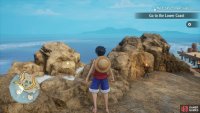 By the cliffs on the first city map.