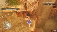 Off the ledge as you approach the central ruins with the Desert Bandits.