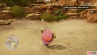 Head through the small Chopper hole on the west side of the Desert near Nanohana for this cube location.
