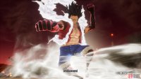 !Luffy powers up to release Gum Gum King Cobro onto Adio