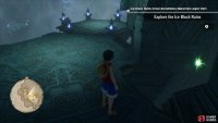 Behind the pillar in the first room of the Ice Ruins.