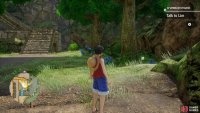 Behind the tree, as you cross the bridge in Marineford.