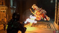 before making your way over to its back and unleashing the Flamethrower.