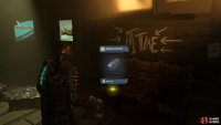 Where the Cartridge Rack can be found on the chair beneath the graffiti.
