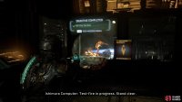 Get back to the control room as quickly as possible to initiate the thrusters test.