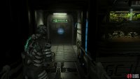 With the door unlocked, head through the Hydroponics Control door.