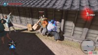The fight against the two guys is your standard battle