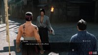 during your chat, the “Corrupt Official” from Substory 07 - Ee Ja Nai for Justice - will show up and sic the thug on you.