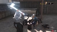 Wait until you see the axe glow before hitting the button