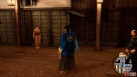 As you approach her, you’ll get a short scene of her being robbed which triggers the request.