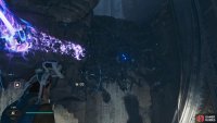 Use the new toy to create a line of gunpowder that will remove these vines blocking your escape back to the puzzle lobby.