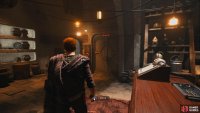 You can use the Mysterious Keycode on the door in Doma’s shop