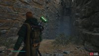 then wall run around and push another platform down.