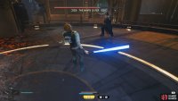 You’ll be held in this position if you don’t break the invulnerability stance quickly, so be ready to dodge or parry once you’re released.