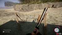 Interact with the Drying Rack to bring up your inventory