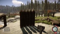 You can place the wall in any position you want, around any shape of base.