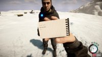 Stand in front of Kelvin and press E to interact with him and issue commands via the notepad.
