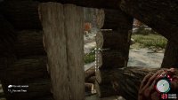 A door can be made by chopping a hole in the wall, then replacing whole logs vertically in it.