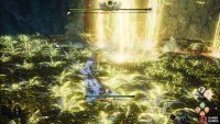 Heaven’s Rage will unleash Lightning in an area of effect before it sends bolts out. Head out of the AoE and deflect the wayward bolts.