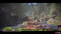 Go through the water area with the numerous mermaids to find the Battle Flag.