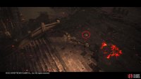 Go back on yourself to the nearby broken bridge and drop down into the shallow water to find the Shitieshou.