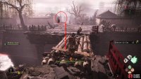 Head across the bridge and defeat the leader to unlock the Battle Flag.