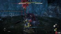 You’ll gain positive Spirit, seen here in the blue bar on the bottom right, when you attack or deflect.