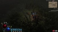 to find this statue hiding in a thicket.