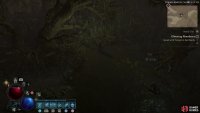search for this well-hidden Lilith Statue in some brush behind and east of a tree.