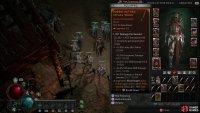 The Blood-Bathed aspect is the core of the build, giving a solid bonus to Blood Surge damage.