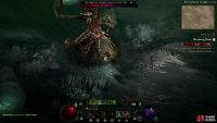 The boss will use Death Grips to pull players closer, and make them take damage.