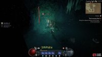 Use the Lantern to destroy the Festering Wall and climb up.